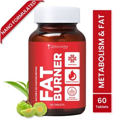 ZEROHARM Fat Burner Ayurvedic Weight Management - 60 Tablets