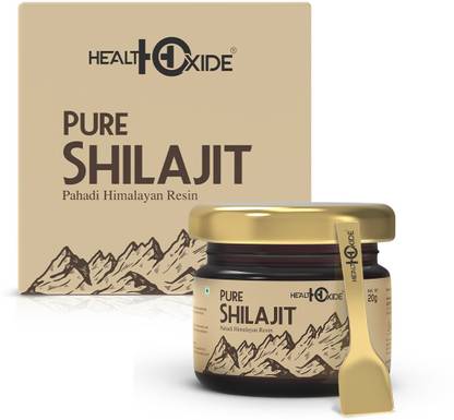 HEALTHOXIDE PURE HIMALAYAN SHILAJIT RESIN |Rich in Fulvic Acid|ForStrength,Power&Stamina|20g