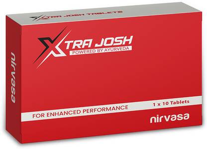 Nirvasa Xtra Josh Tablets for Men with Natural Extracts (10 Tablets