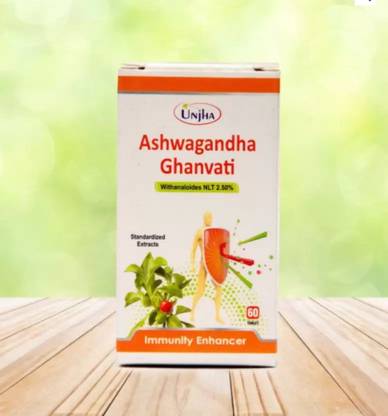 Unjha Ashwagandha Ghanvati (1 Pack, 60 Tablets)