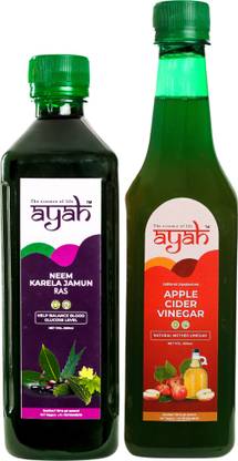 Ayah Apple Cider Vinegar & Neem Karela Jamun Blood Sugar, Liver Detox