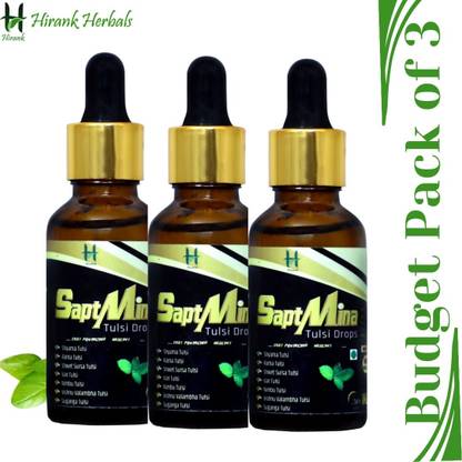 Hirank Sapt Mina Tulsi Drop Combination of 7 Types Tulsi Pack of 2+1