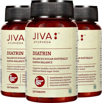 JIVA Diatrin Tablets 120 Tablets Pack of 3