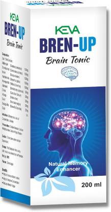 KEVA Bren-up Syrup for Brain Tonic Enriched with Malkangani, Shankhpushpi in 200ml
