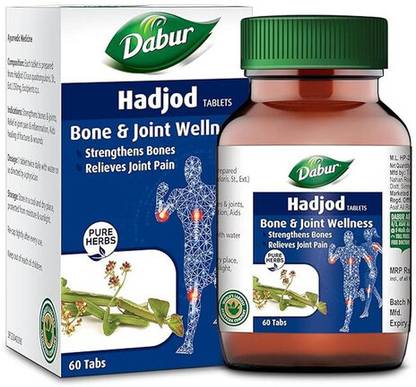 Dabur Hadjod Tab Hadjod Tablets (60 tablet) For maintaining healthy bone density