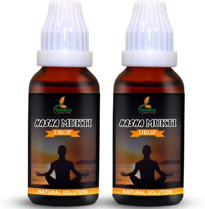 grinbizz Nasha Mukti Drop Ayurvedic Solution To Kill Anti-Addiction/Stop Drink & Smoke