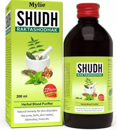 Mylie Torque's Shudh Raktashodhak Herbal Blood Purifier 200ml - With 27 Herbs Extracts