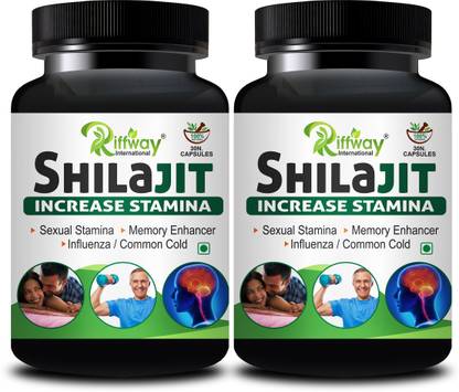 Riffway Shilajit Vitamine Capsules Boosts Immunity Level & Energy Improve Metabolism