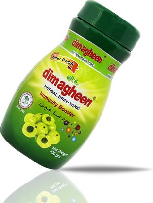 Dawakhana Dimagheen Herbal Brain Tonic, Amla Immunity Booster (Pack of 1) (400 G)