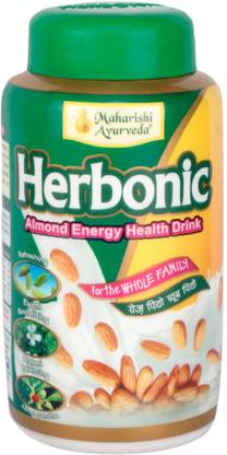 MAHARISHI ayurveda Herbonic Almond Energy Health Drinks Boosts Memory, Mental Ability and Energy