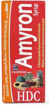 H D C Amyron Syrup - Reduce Tiredness & Fatigue, Improves Haemoglobin Level