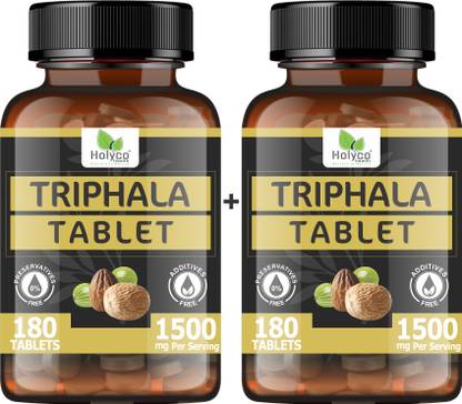 Holyco Health Triphala Tablet Blend Of Amalaki, Haritaki, Bibhitaki Tablets