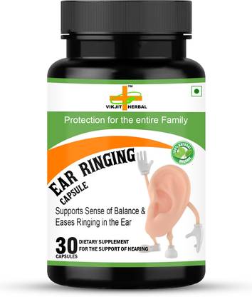 VIKJIT HERBALS Ear Ringing Capsule Enhance Your Hearing
