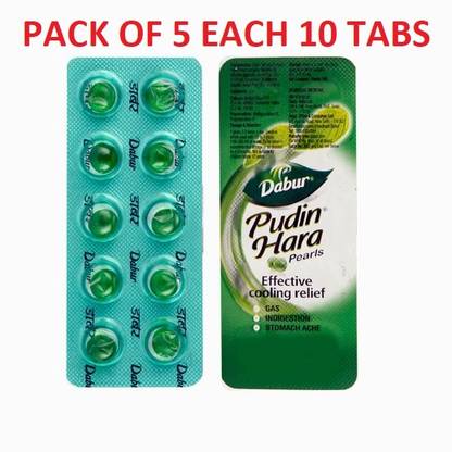 Dabur Pudin Hara Pearls(5x10tabs)