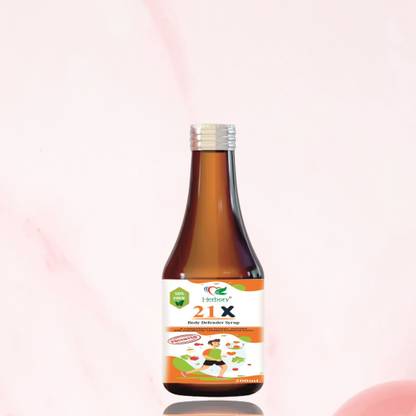 HERBORY 21x Syrup: Complete Body Defender | Pure Ayurvedic | Targets Key Functions