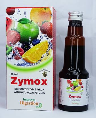 DEE INDIA HERBALS Zymox Digestive Enzyme Syrup (225 ml) Pack of 2