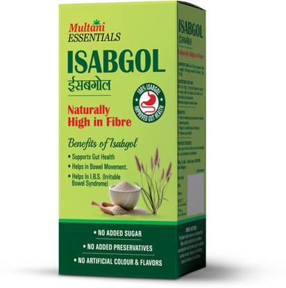 Multani Essentials Isabgol Psyllium Husk Powder| Manage Constipation, Gut Health -