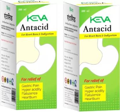 KEVA Antacid Syrup for Reduce Overall Acid Level in the Stomach