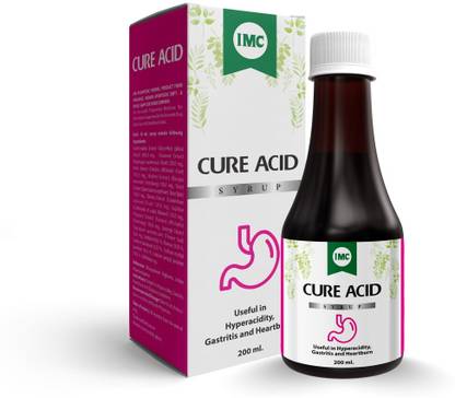 IMC Cure Acid Syrup (200ml) Helpful in Hyperacidity, Gastritis & Digestive Problem