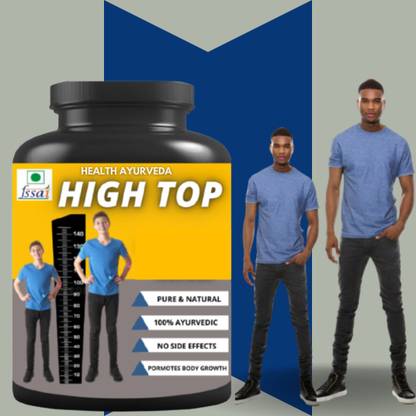 Health Ayurveda High Top | Height Increasing Height Growth & Height Gain | Capsule | ayurvedic