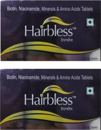 MANKIND Hairbless tablet for Hair Growth best biotin tablets for hair