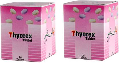 Rex THYOREX 40 TABS (IN PACK OF 2)