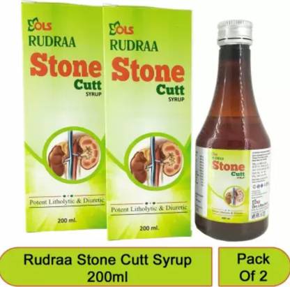 Rudraa Stone Cutt Syrup 200ml each Best Result For Stone Removal Medicine