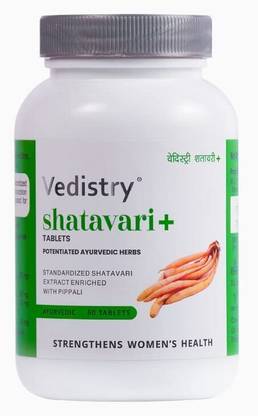Vedistry Shatavari + | With Piperine For Better Absorption | Balance Female Hormones