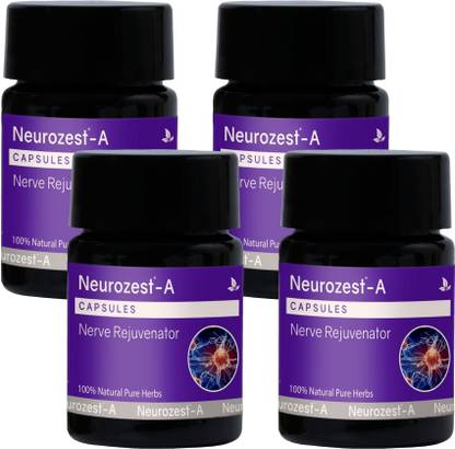 Neurozest A Capsules 10 Caps | Nerve Care | Shakhpushpi & Ashwagandha | Veg Caps