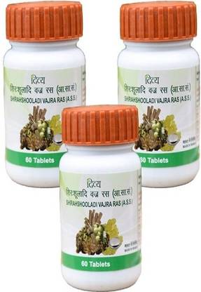 PATANJALI Divya Shirahshooladi Vajra Ras 60 Tab
