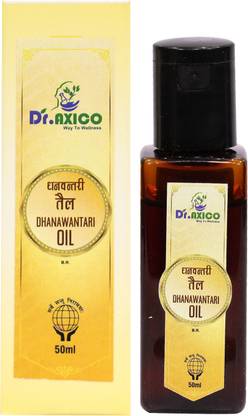 Dr.Axico Dhanawantari Oil Useful in Stiff Joints With Ashwagandha, Bala, Shatavari - 50ml