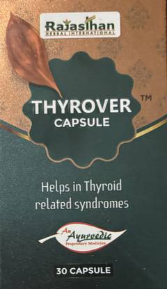 RAJASTHAN HERBALS Thyrover 30 capsules Helps in Related syndroms