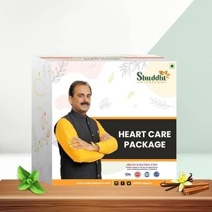 Shuddhi Ayurveda Heart Care Package | Herbal Remedy For Heart Health & Wellness, 30 days