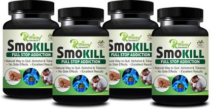 Riffway Smokill 100% Natural Pills Detoxes Lungs Protects FromSmoke And Pollution