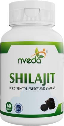 Nveda Shilajit 500 mg - Boosts Strength, Increases Stamina & Immunity