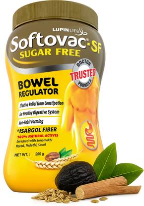 Softovac Isabgol Bowel Regulator Sugar Free Powder for Constipation