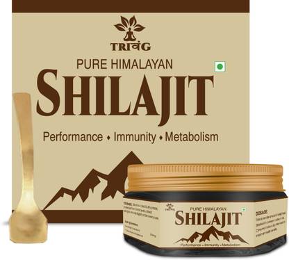 Trivang Pure Himalayan Shilajit Resin, For Immunity & Stamina, 10g