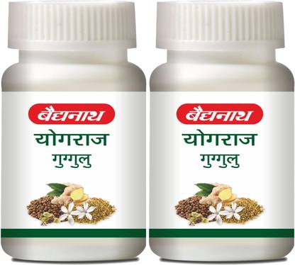 Baidyanath Yograj Guggulu, Alleviates Pain, Reduces Joint stiffness, Lowers Joint Inflammation, Improves Appetite and Digestion, Pacifies VATA and KAFA Dosha |