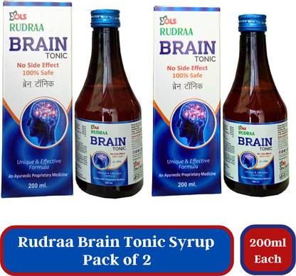 Rudraa Brain Tonic Syrup | Memory booster | Improve Concentration