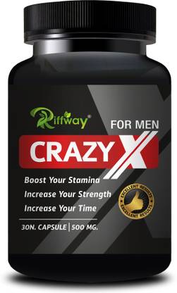 Riffway Crazy X Long Time Tablet For Men Stamina Long Size Timing Booster