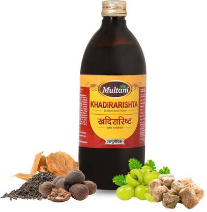 Multani Khadirarishta Liquid|Useful in Itching, Skin Diseases & Anemia - 680ml