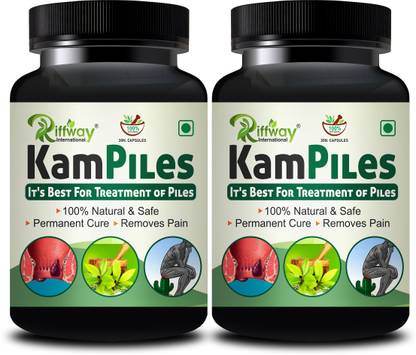 Riffway Kampiles Vitamine Capsules Eliminates Piles Mass Relieves In Constipation Pain