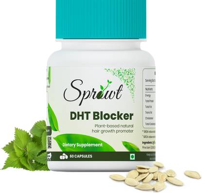 Sprowt DHT Blocker Plant-Based Natural Hair Growth Promoter Capsules
