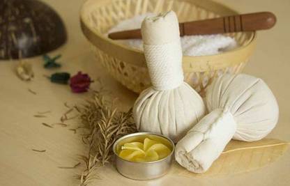 MORWEN Body Massage Potli, for Facial massage / Pedicure / 75g each (Pack of 2)