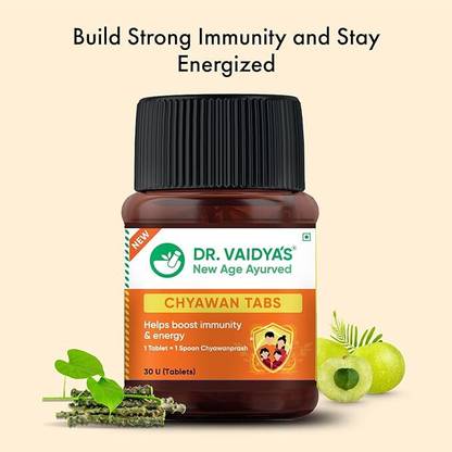 DR.VAIDYA'S Chyawan Tablets | Goodness of Chyawanprash in a tablet pack of 4