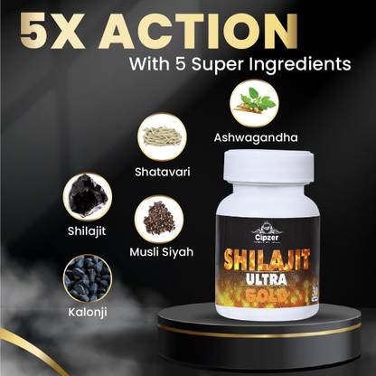 CIPZER Ultra Gold Capsule Helps improving stamina, vitality & vigour (30 caps)
