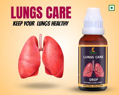 grinbizz Lungs Care Drop/Clean and Detoxifies Lungs/Removes Tar and Mucus/Healthy Lungs