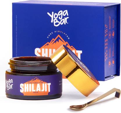 Yogabar Himalayan Pure Shilajit/Shilajeet Resin 20g| 75% Fulvic Acid| Lab Report Inside