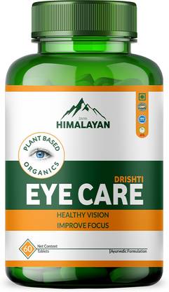Divya Himalayan Plant Based Drishti Eye Care Supplement to Improve Vision & Blue Light
