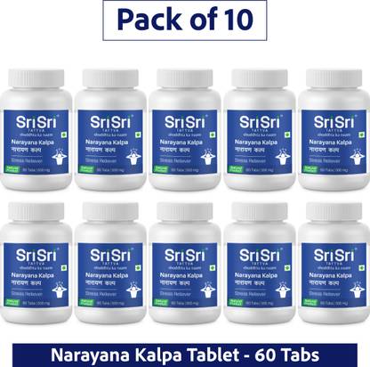 Sri Sri Tattva Narayana Kalpa - Stress Reliever, 60Tab